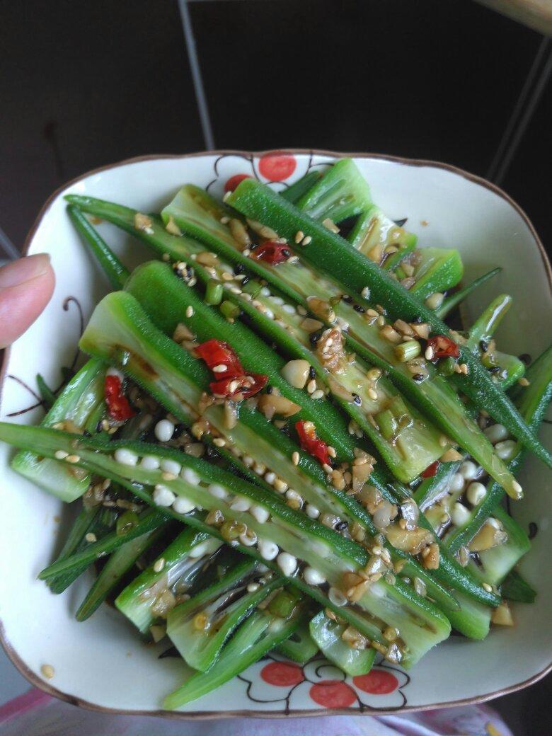 家常菜～蒜香秋葵