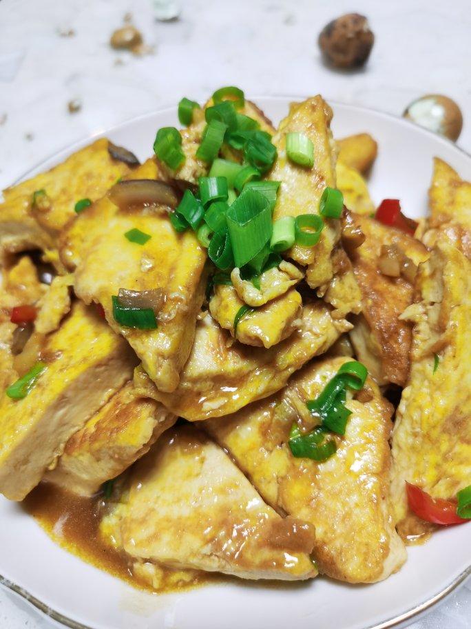 焖煎豆腐