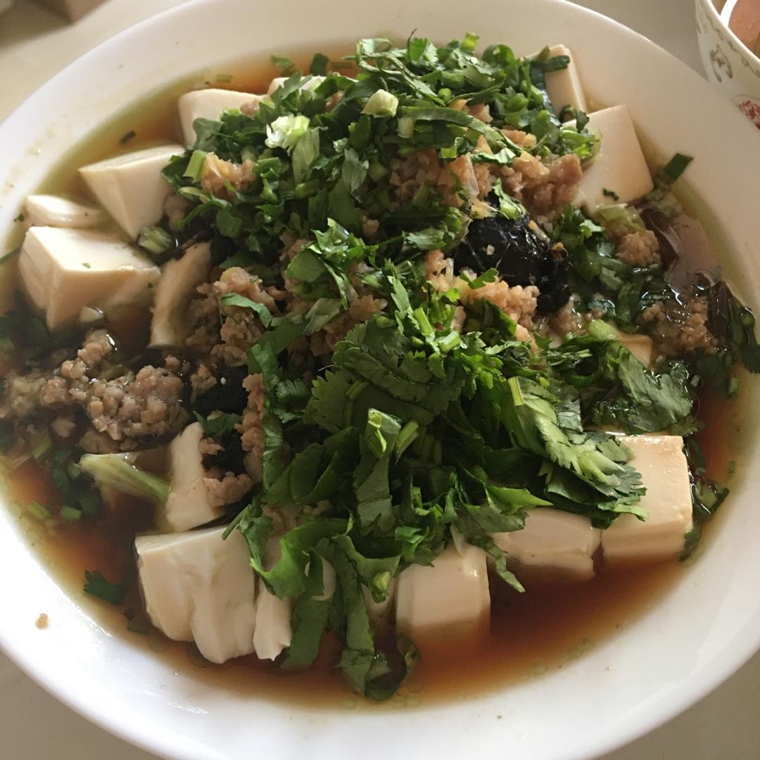肉末蒸豆腐