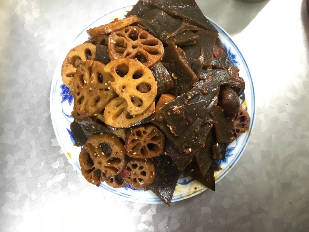 香辣藕片海带片-比绝味好吃！