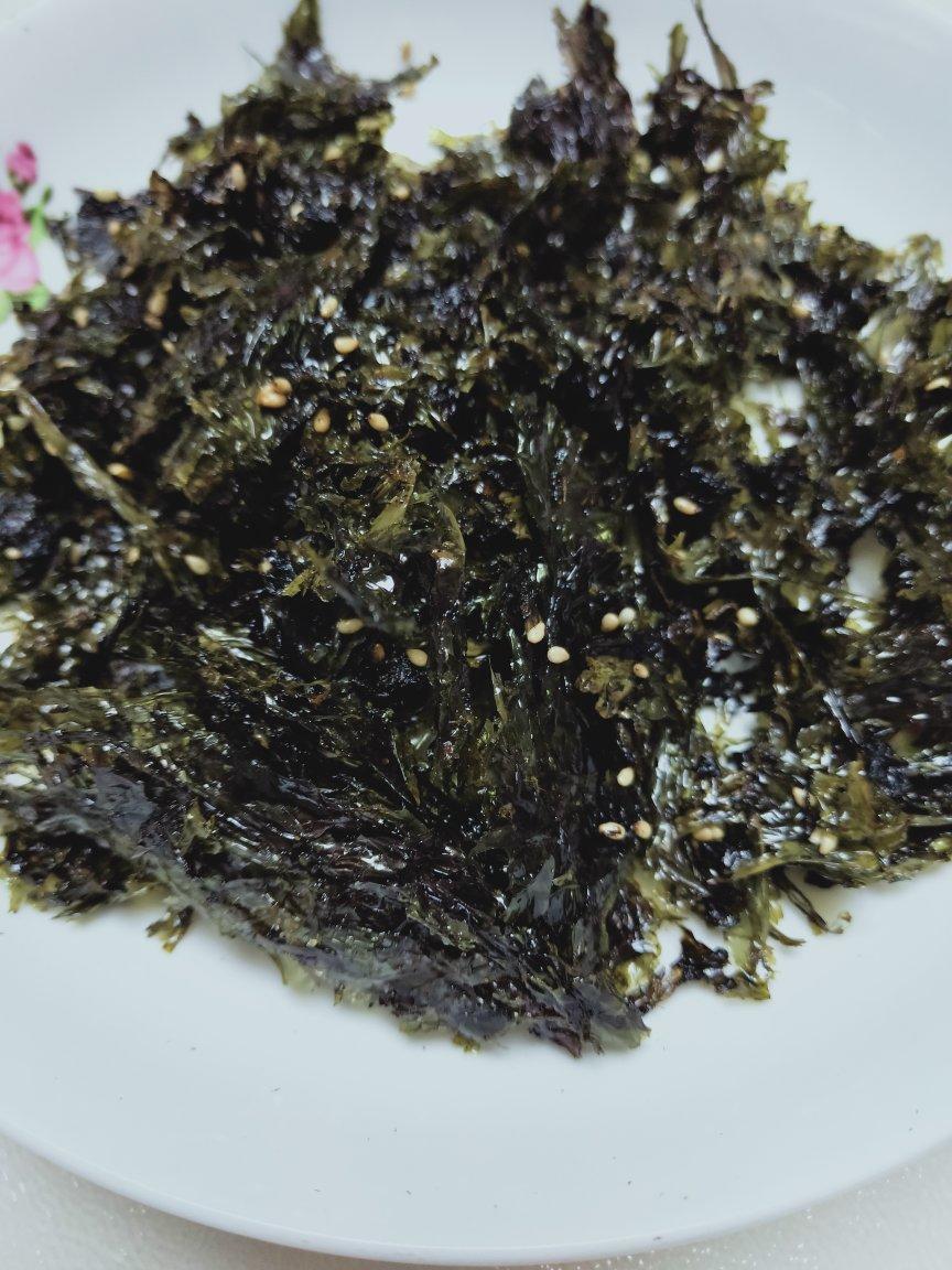 用紫菜做海苔【芝麻海苔碎】超级简单