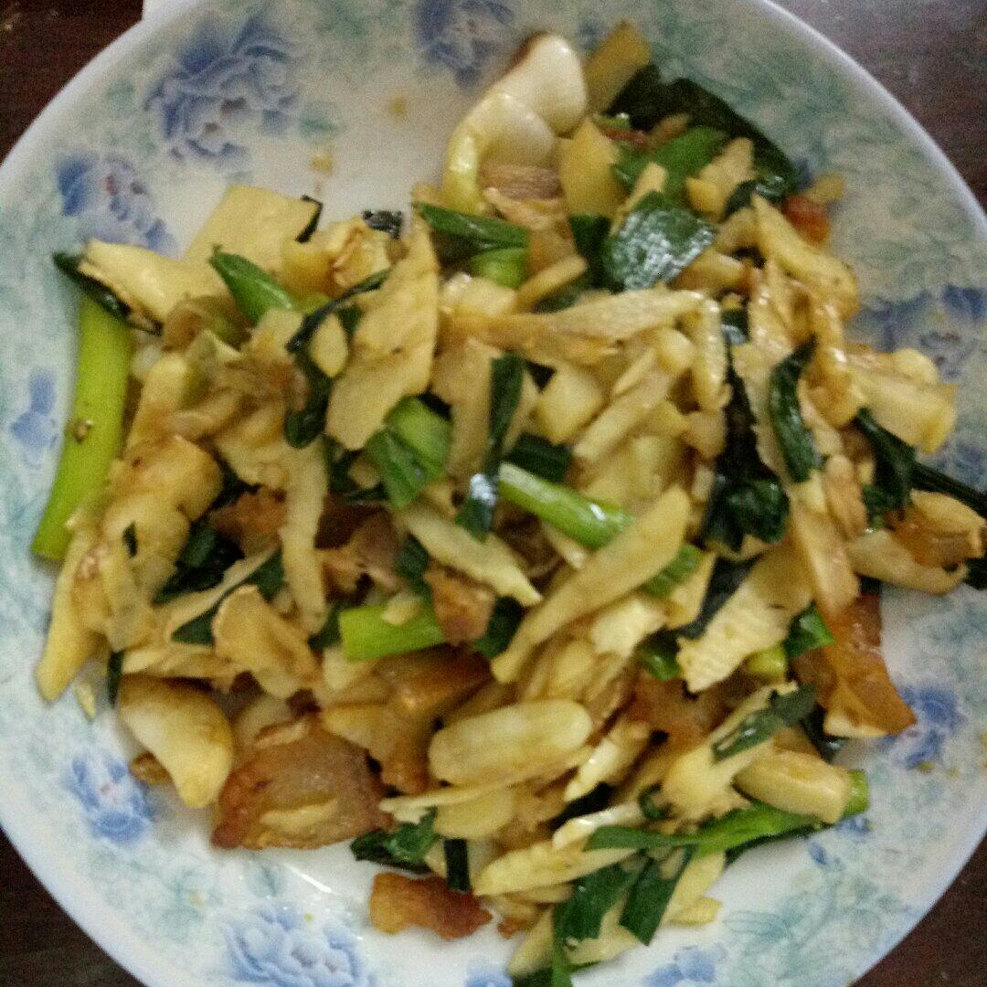 冬笋炒腊肉