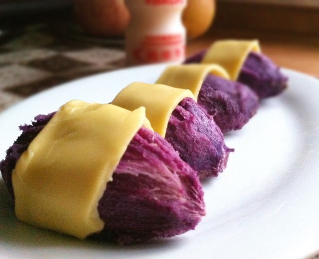 紫薯芝士卷的做法