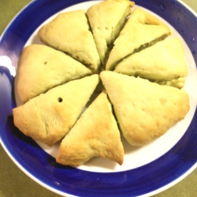 抹茶红小豆司康