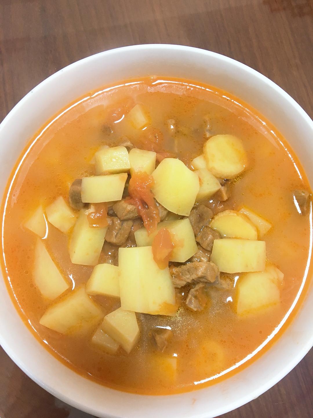 西红柿炖牛腩