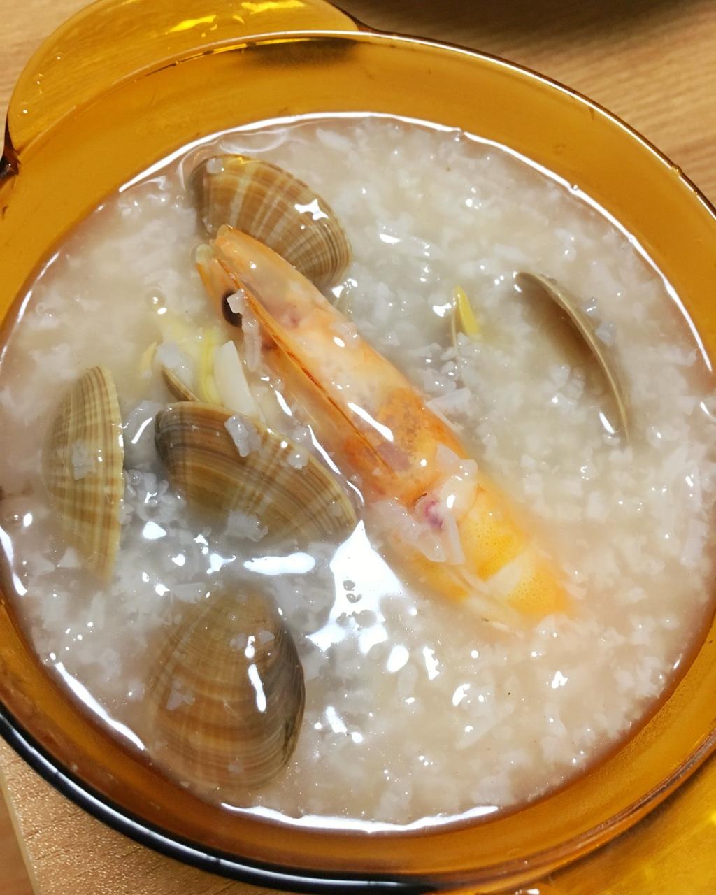 齐进囍做的海鲜粥