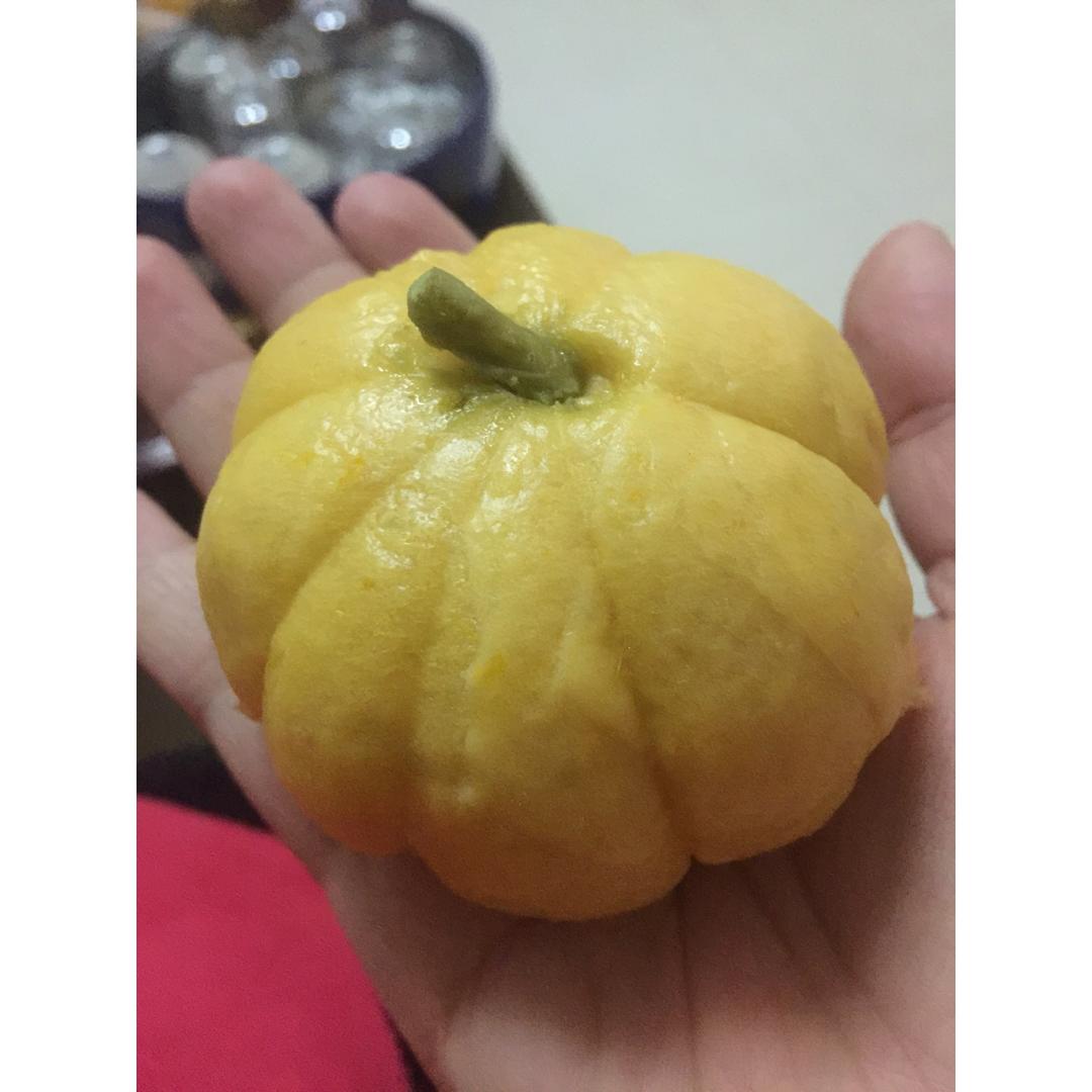 萌萌哒南瓜馒头（面包机轻松揉面）