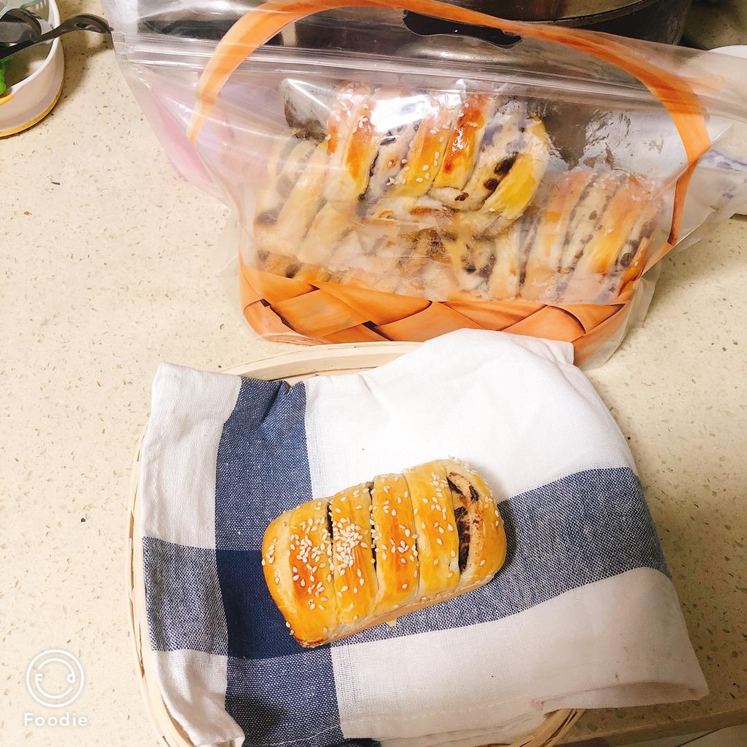 豆沙造型小面包