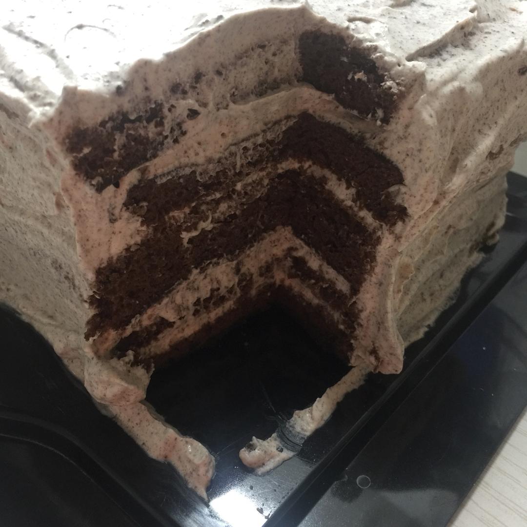 低糖不腻的奥利奥咸奶油蛋糕盒子