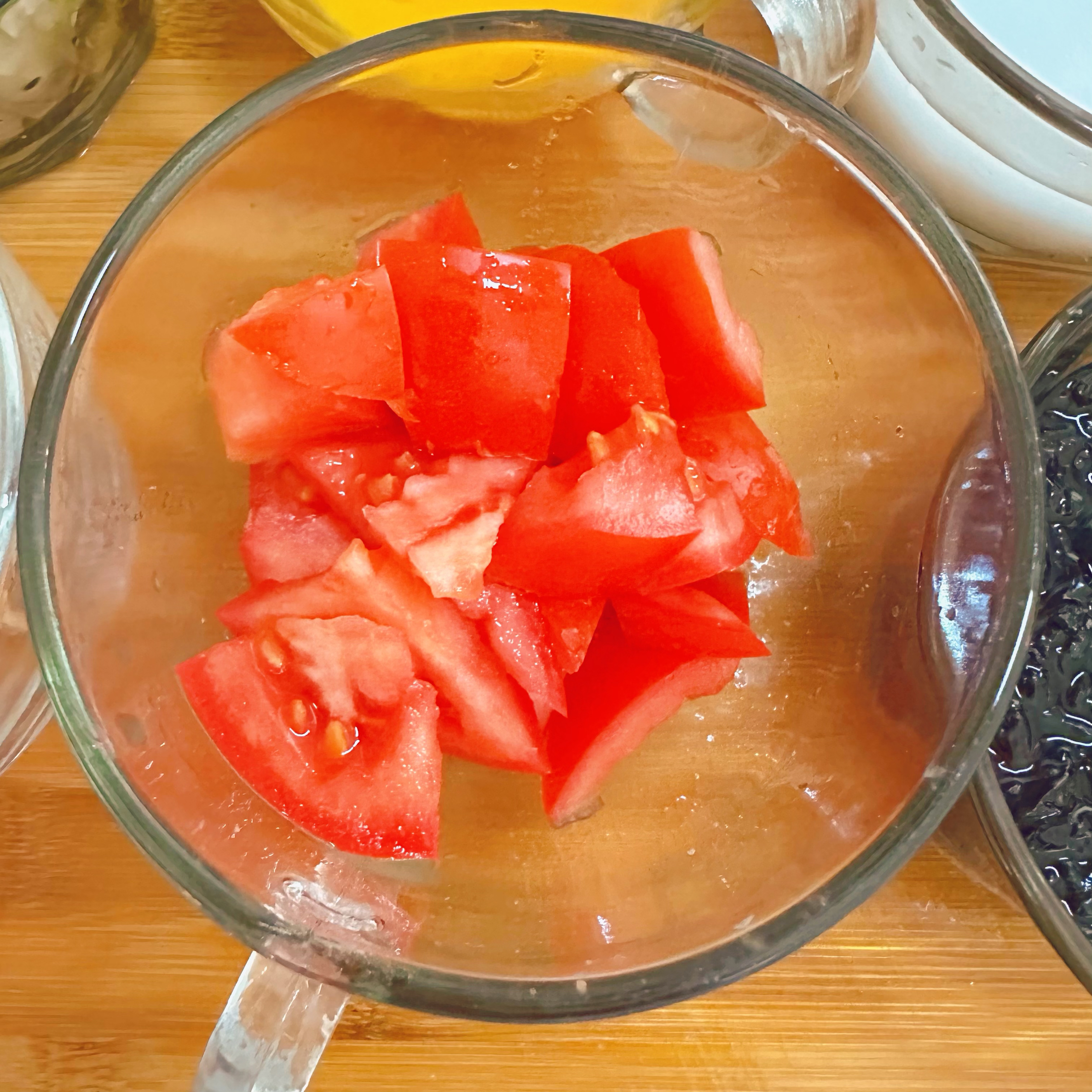 西红柿紫菜鸡蛋汤的做法 步骤3