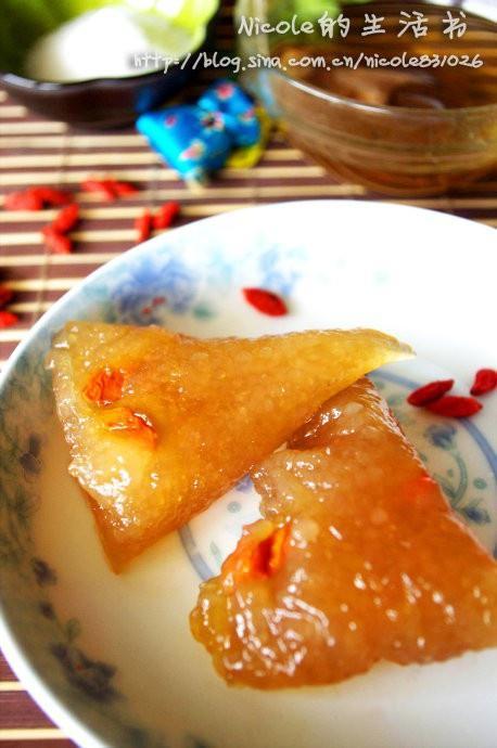 茶香枸杞水晶粽的做法
