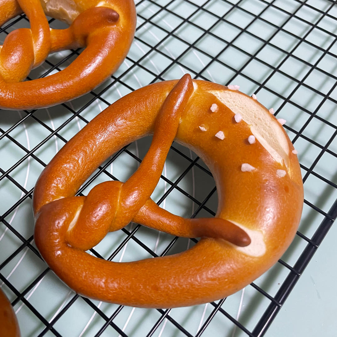 德式碱水面包｜经典碱水结｜普雷结｜0糖低卡｜免发酵｜免手套膜