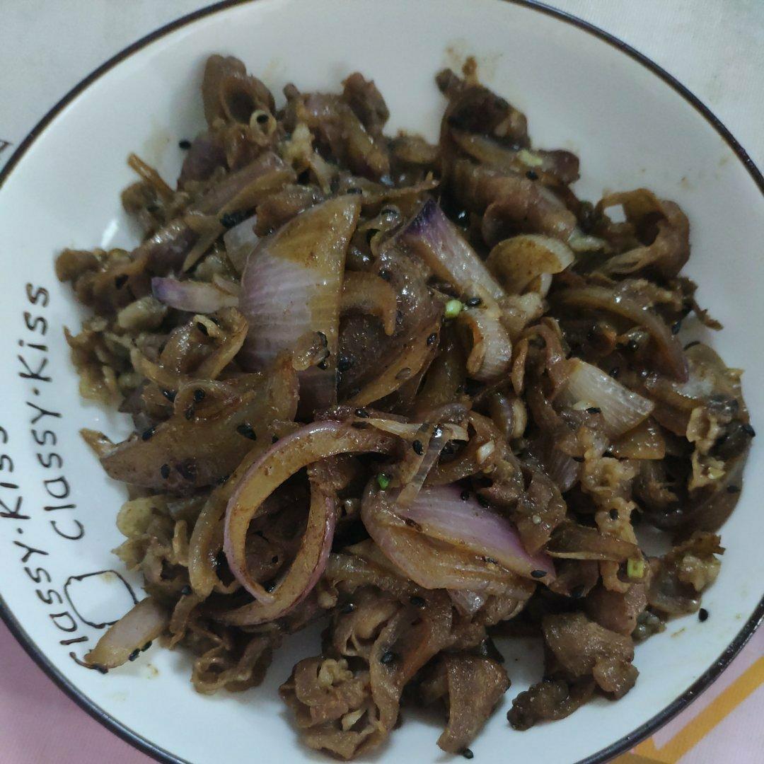 香喷喷的孜然羊肉卷