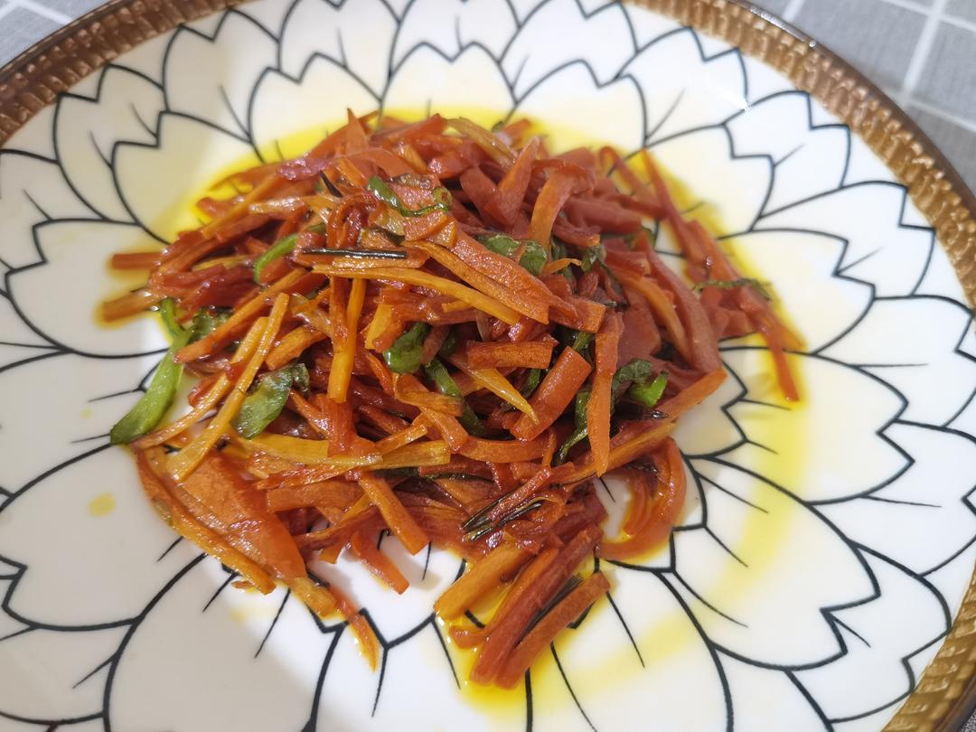 🥕素炒胡萝卜丝🥕