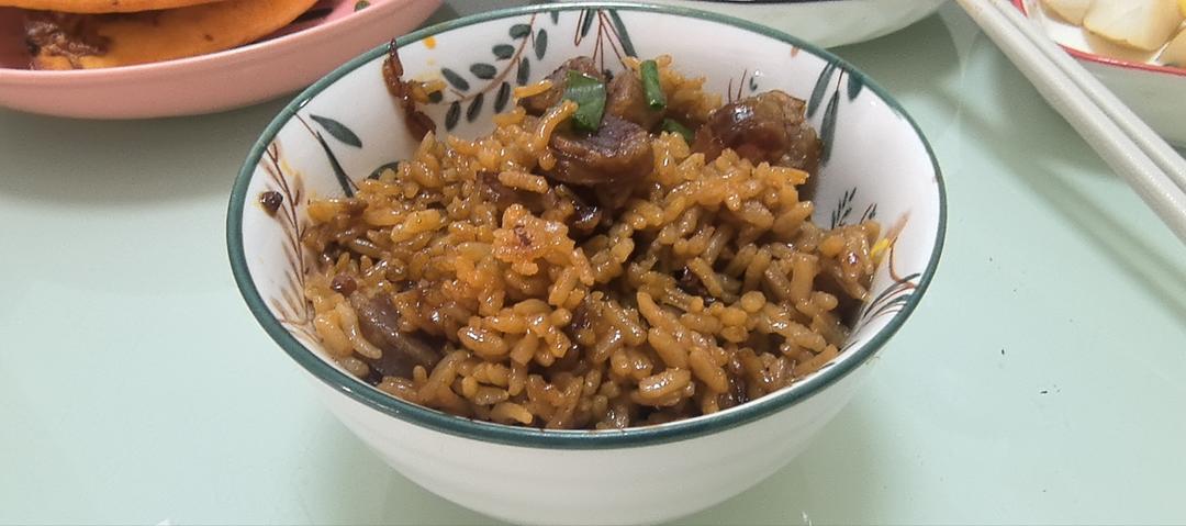 电饭锅版腊肉饭