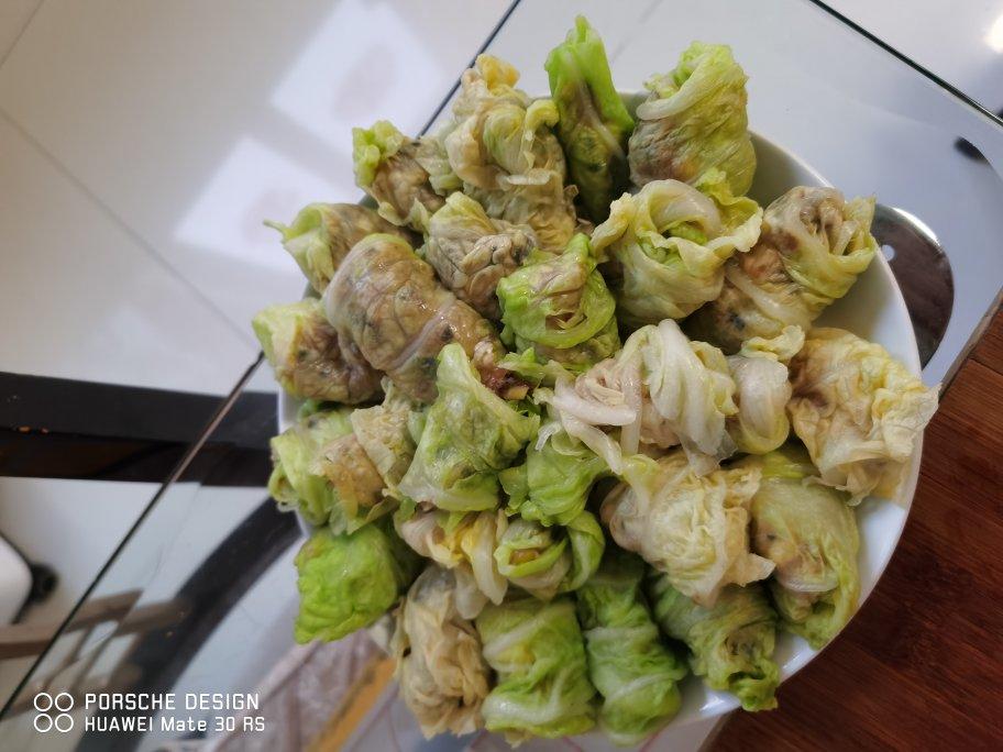 肉酿白菜卷
