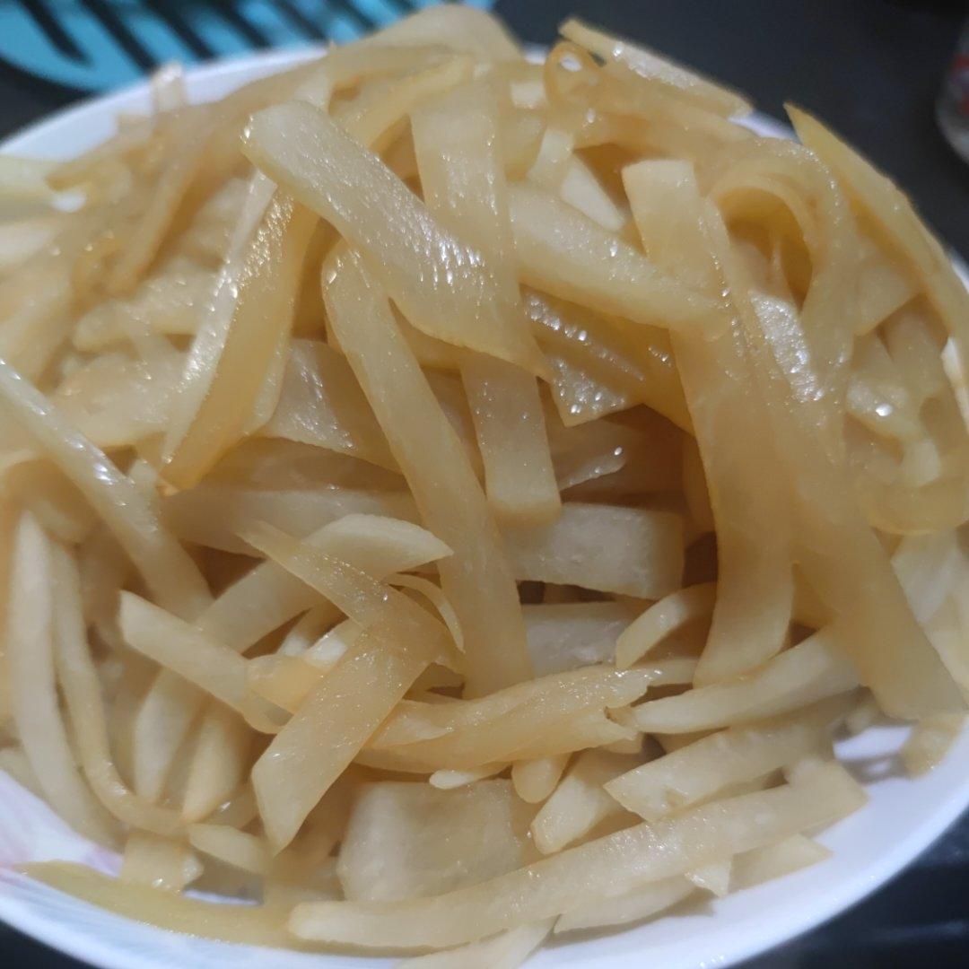 清炒白萝卜丝