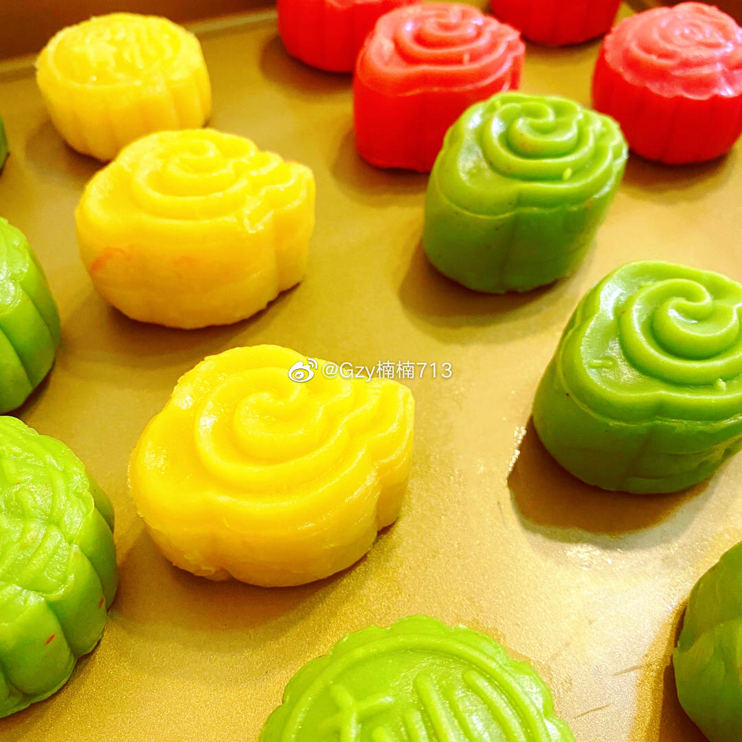 🥮高颜值｜冰皮月饼—6重口味，3天依然软糯Q弹｜快手简单美味｜无需烤箱