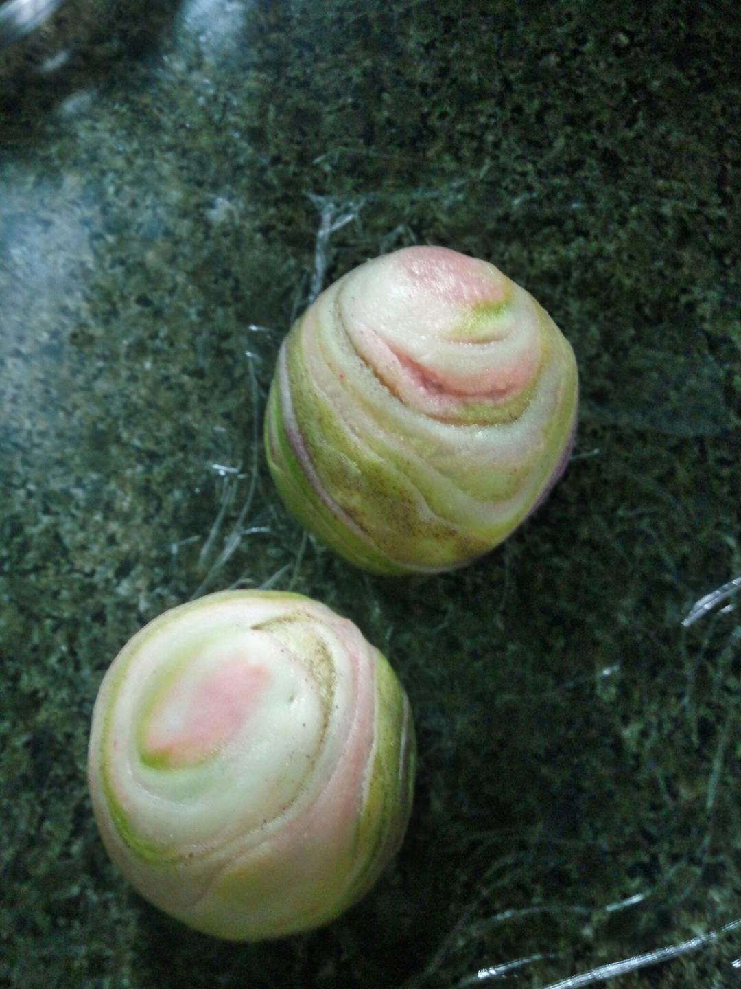 彩虹渐变蛋黄酥（无需揉出膜）