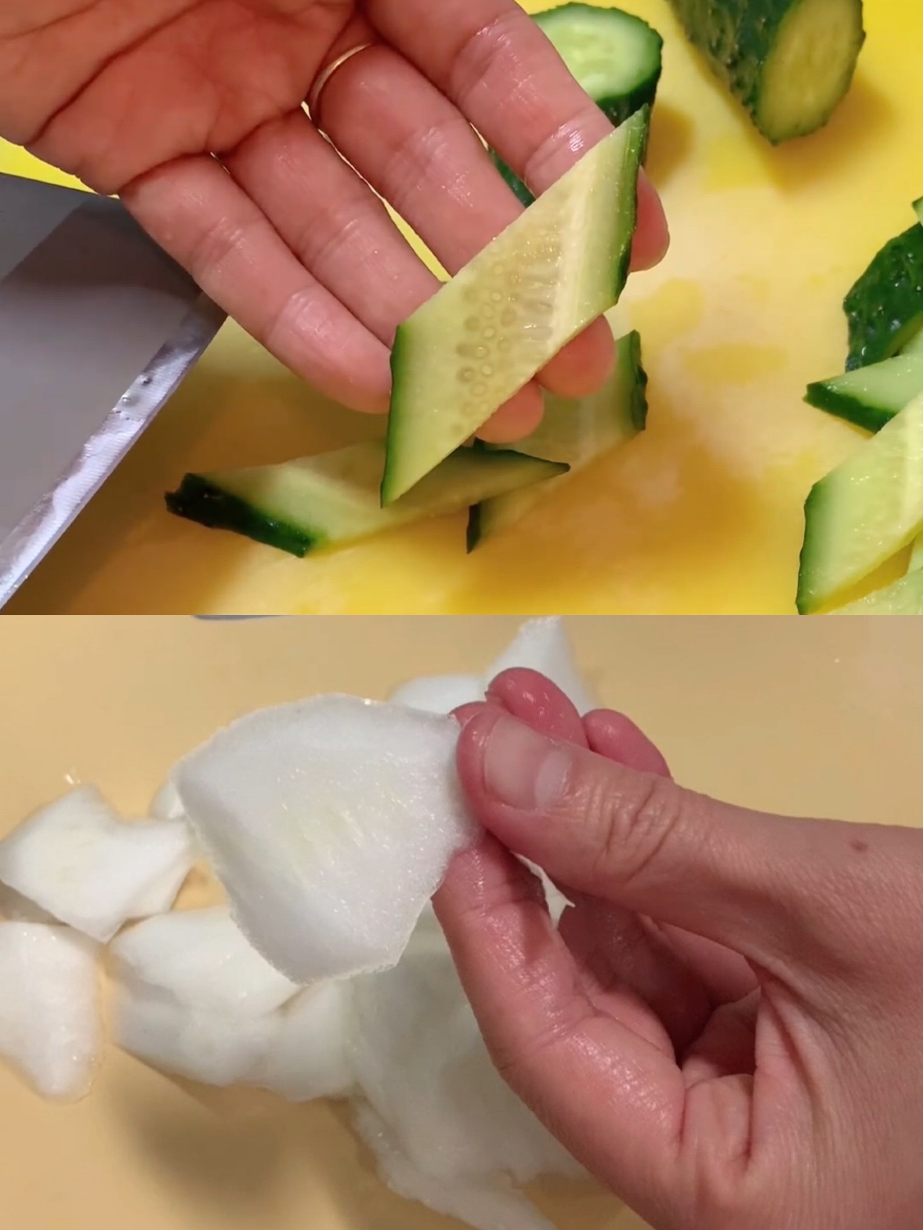 白菜片和黄瓜片的切法～献给厨小白的基础知识的做法