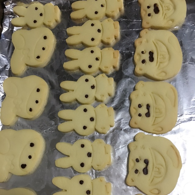 卡通黄油饼干