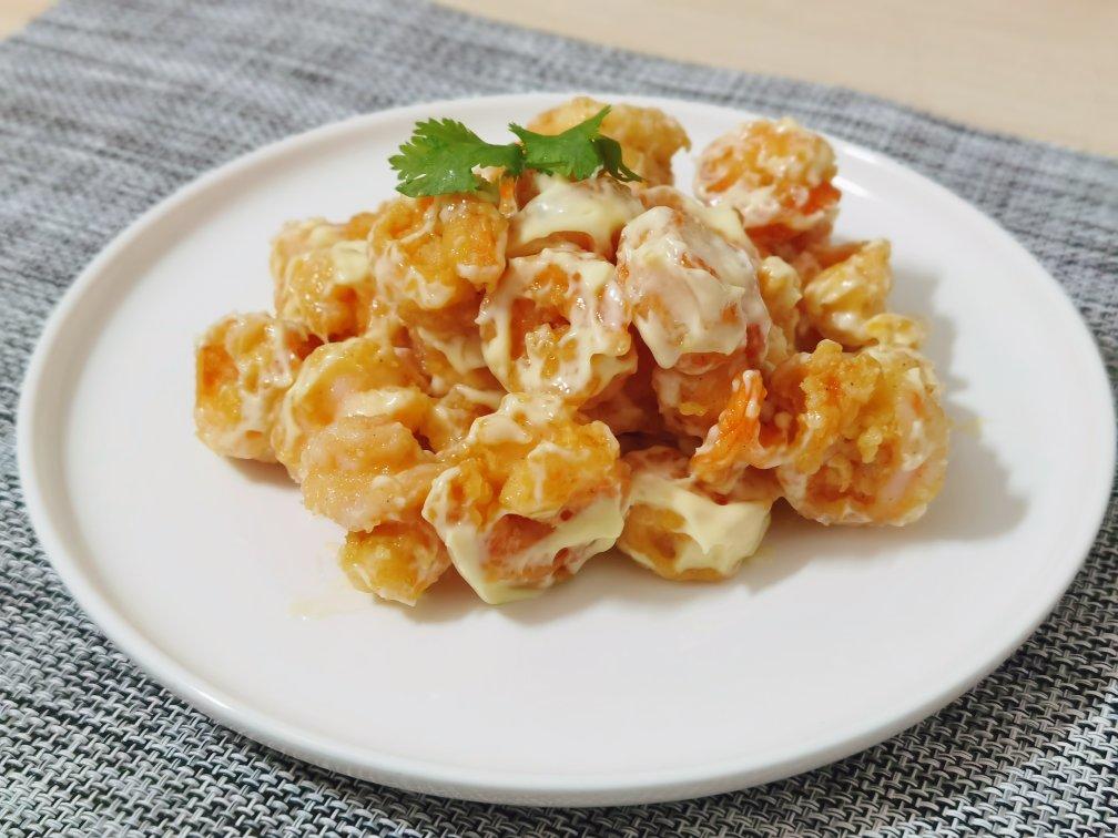 丸子996做的芥末虾球