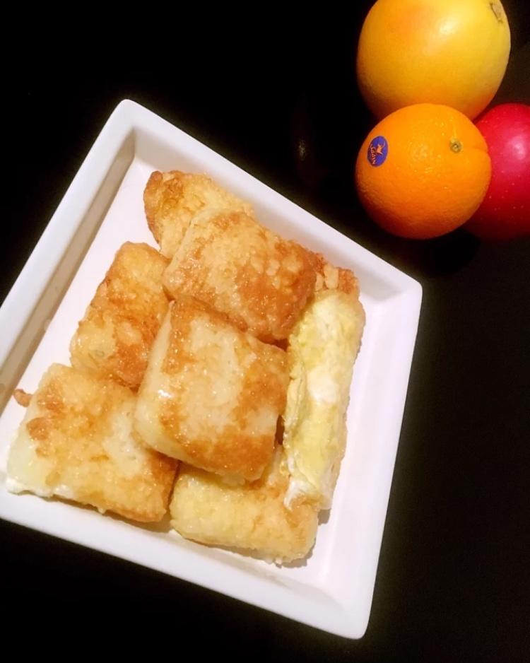 糯米糍粑---江南人叫它糍饭糕！