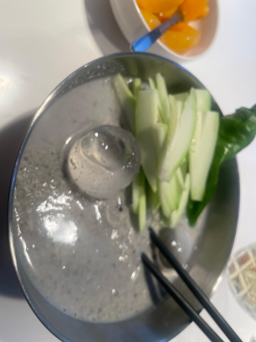 【韩食记】夏季特供健康料理--韩国豆浆冷面 콩국수
