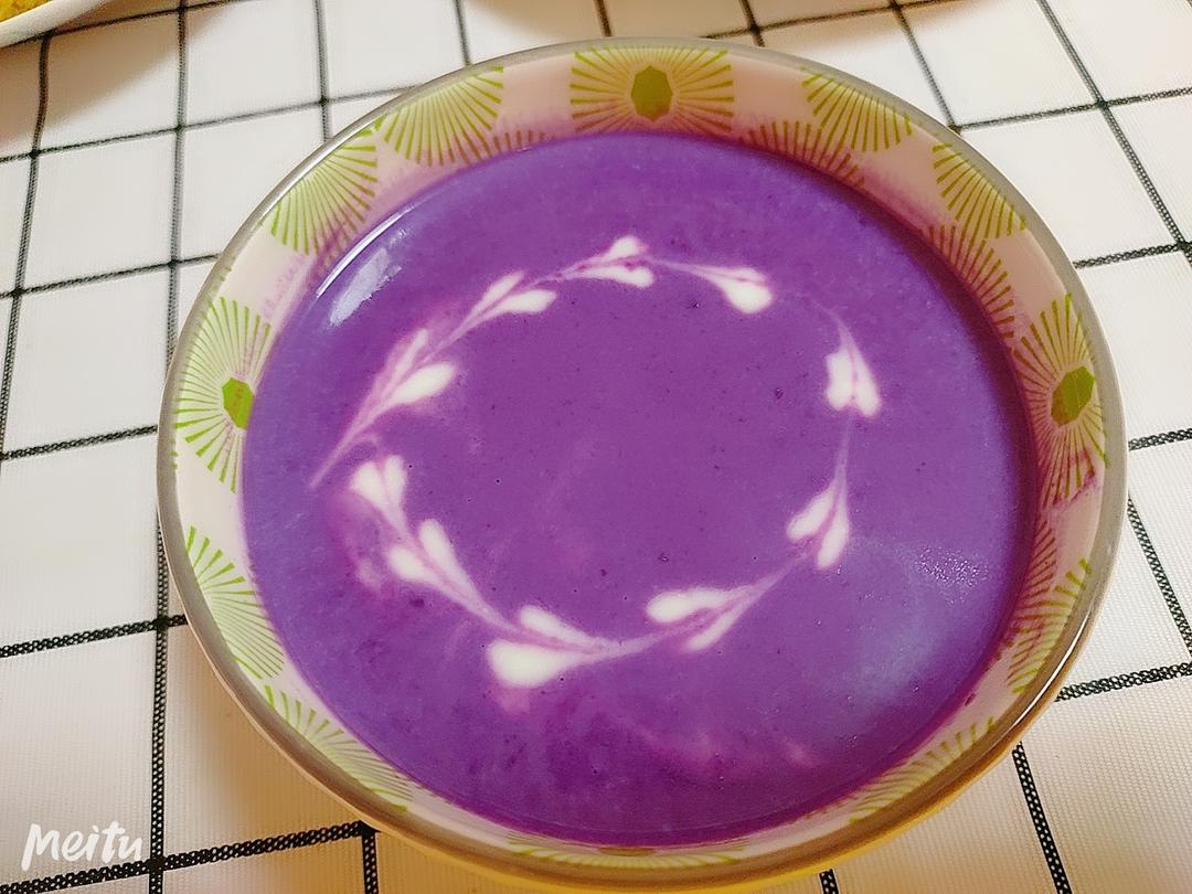 紫薯牛奶羹