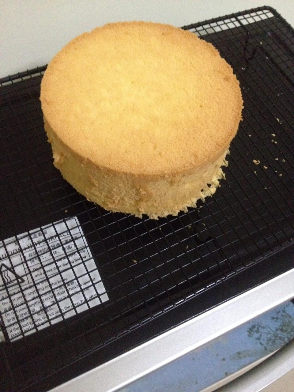 6寸原味戚风蛋糕