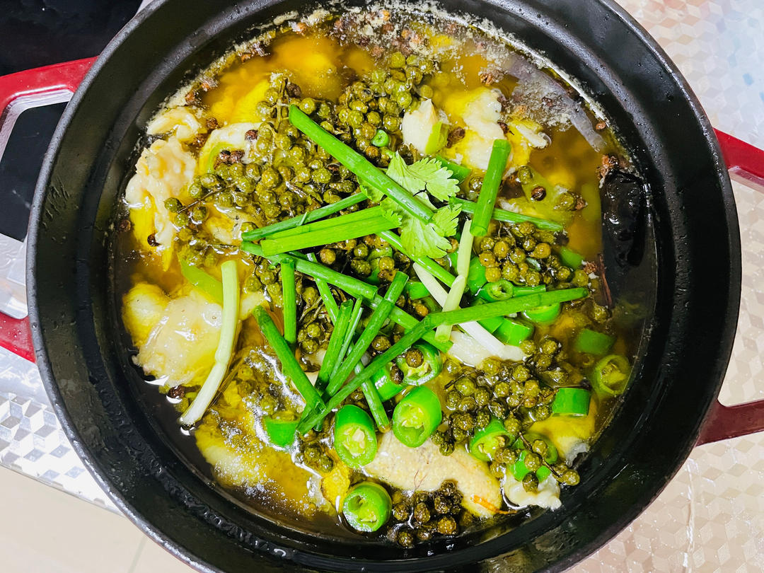 青花椒椒麻鱼片