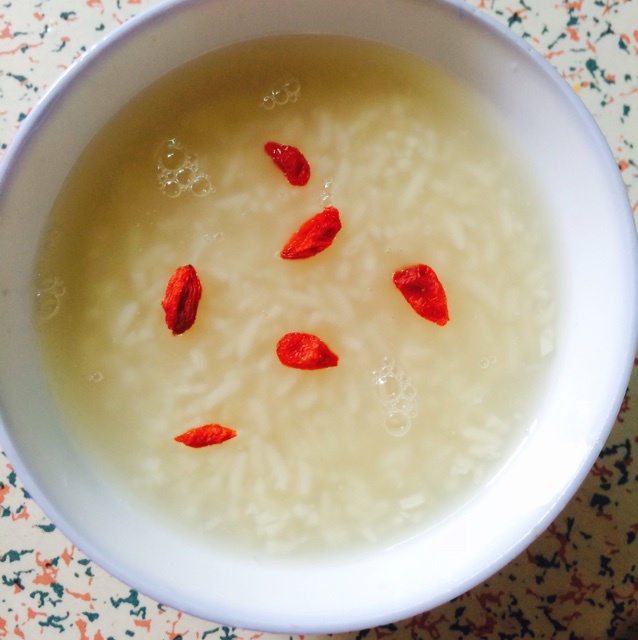 小耘籽做的米酒蛋花汤