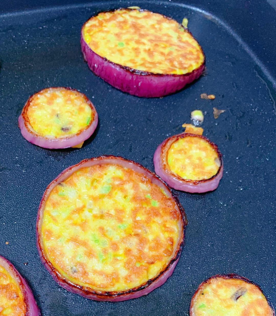 辅食之洋葱圈鲜蔬饼8m+