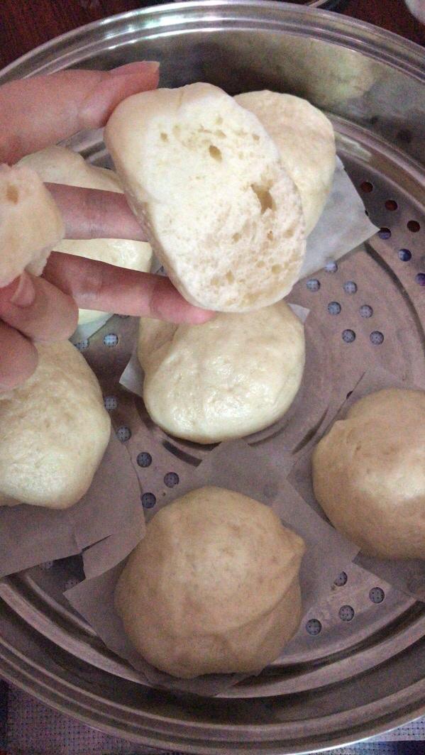 高筋面粉馒头。记录用量