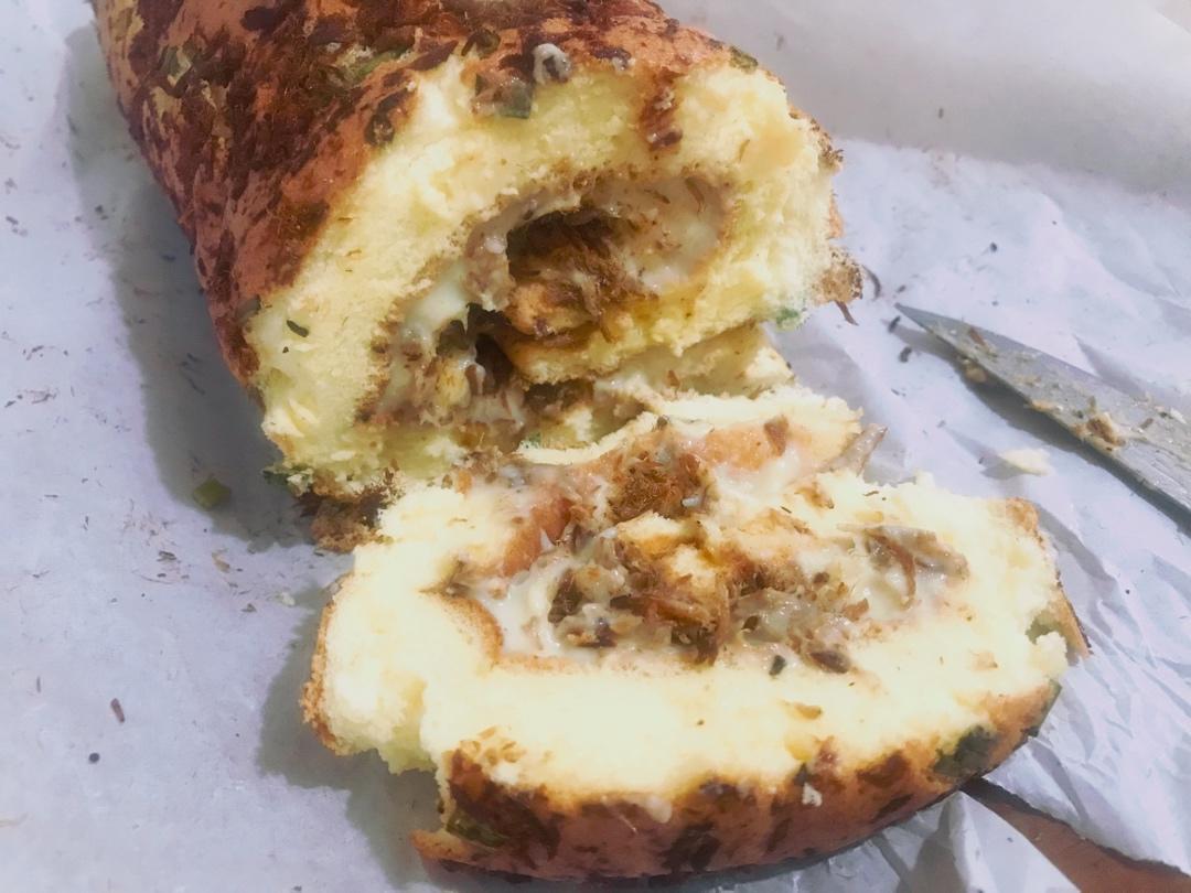 香葱肉松卷 蛋糕卷-无敌美味