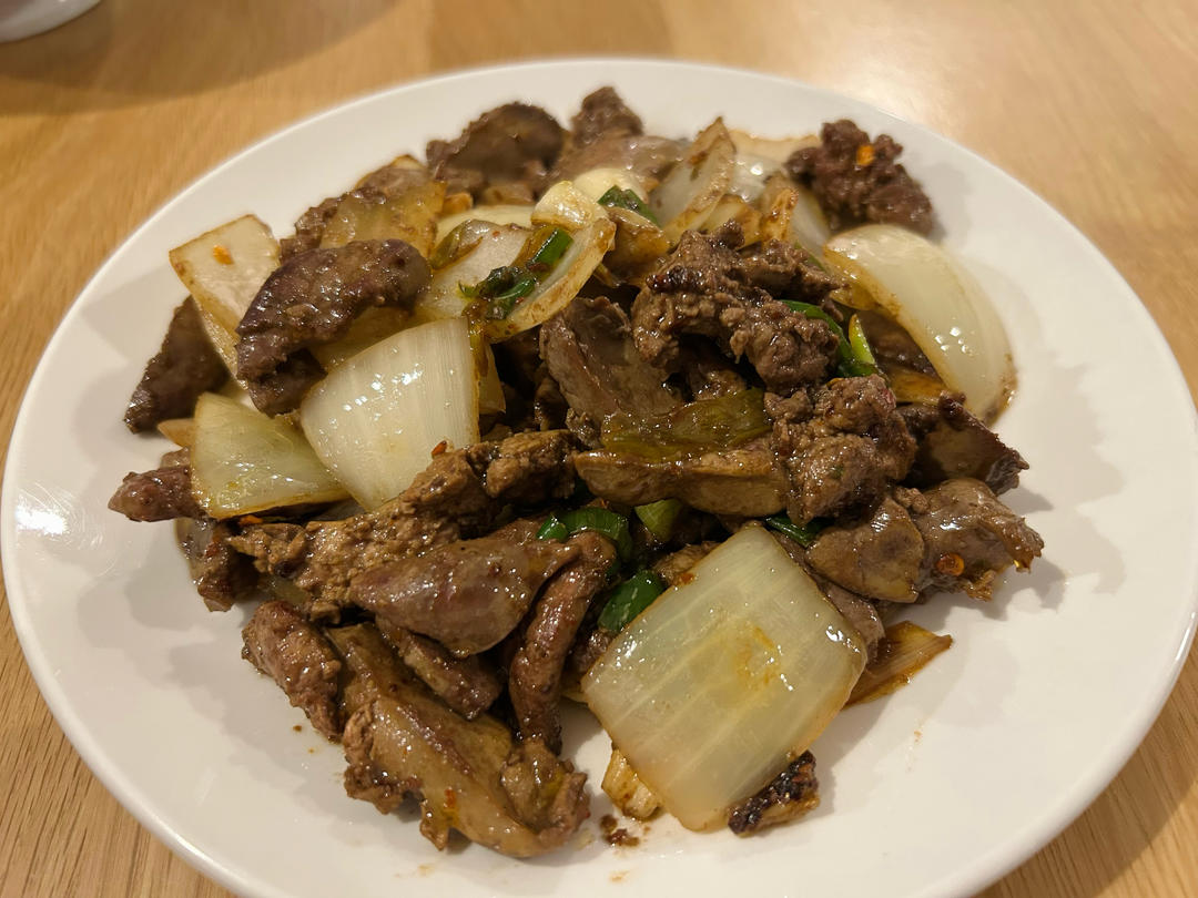 爆炒鸡肝