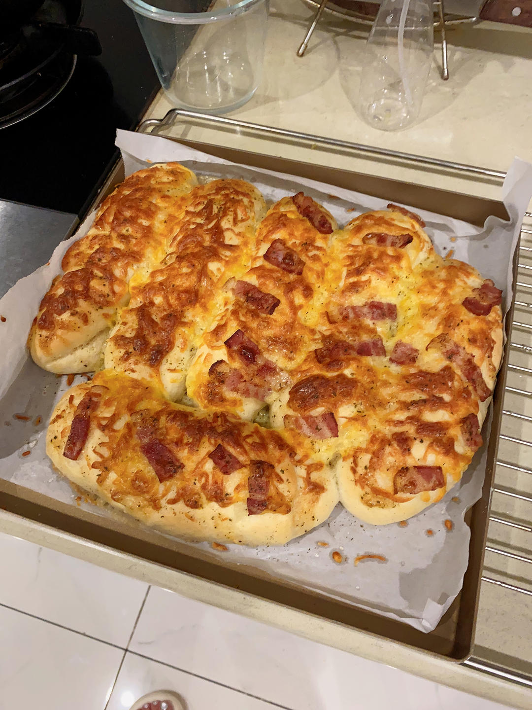 咸香芝士面包条