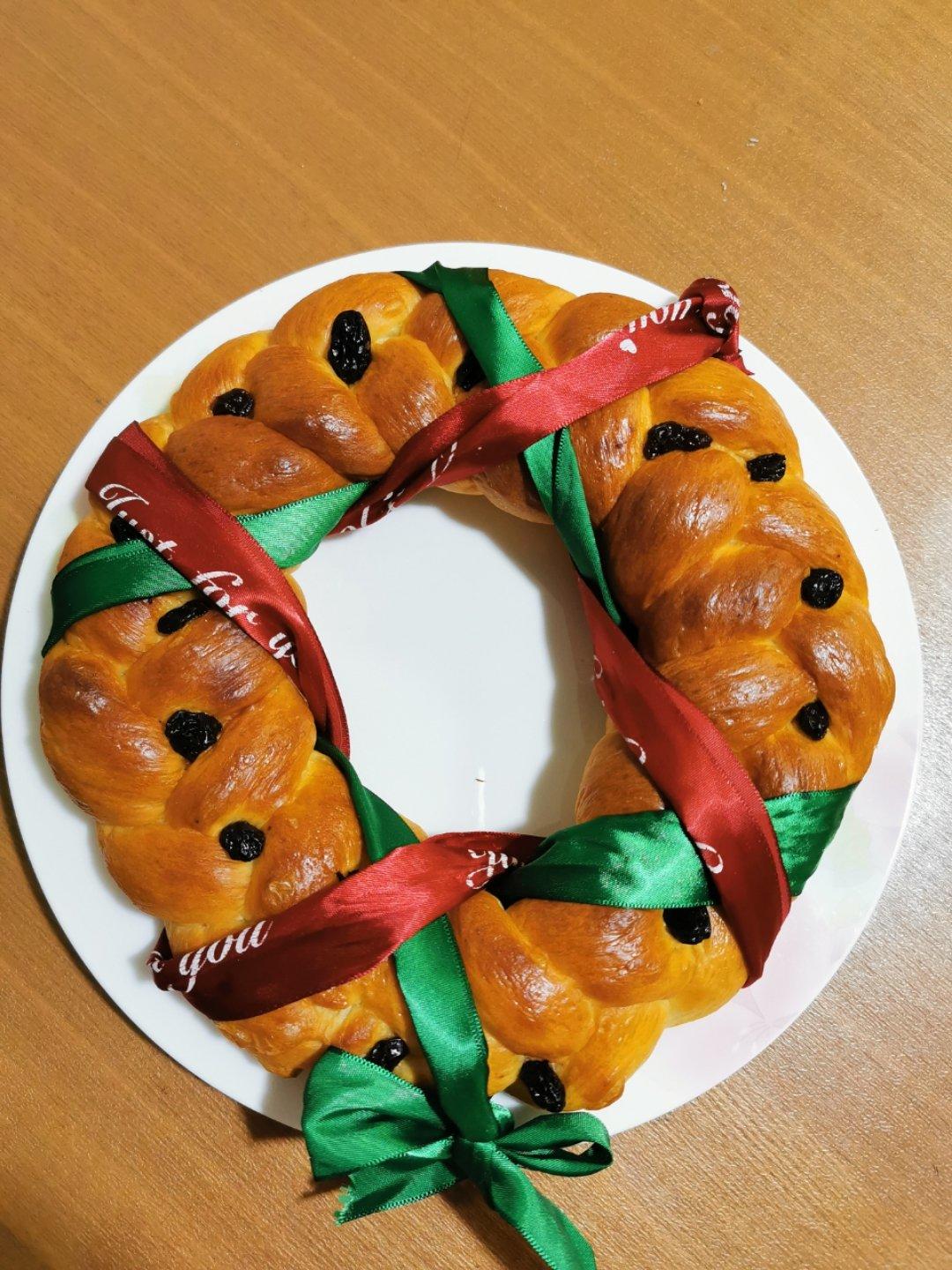 圣诞花环面包（爱和自由版）