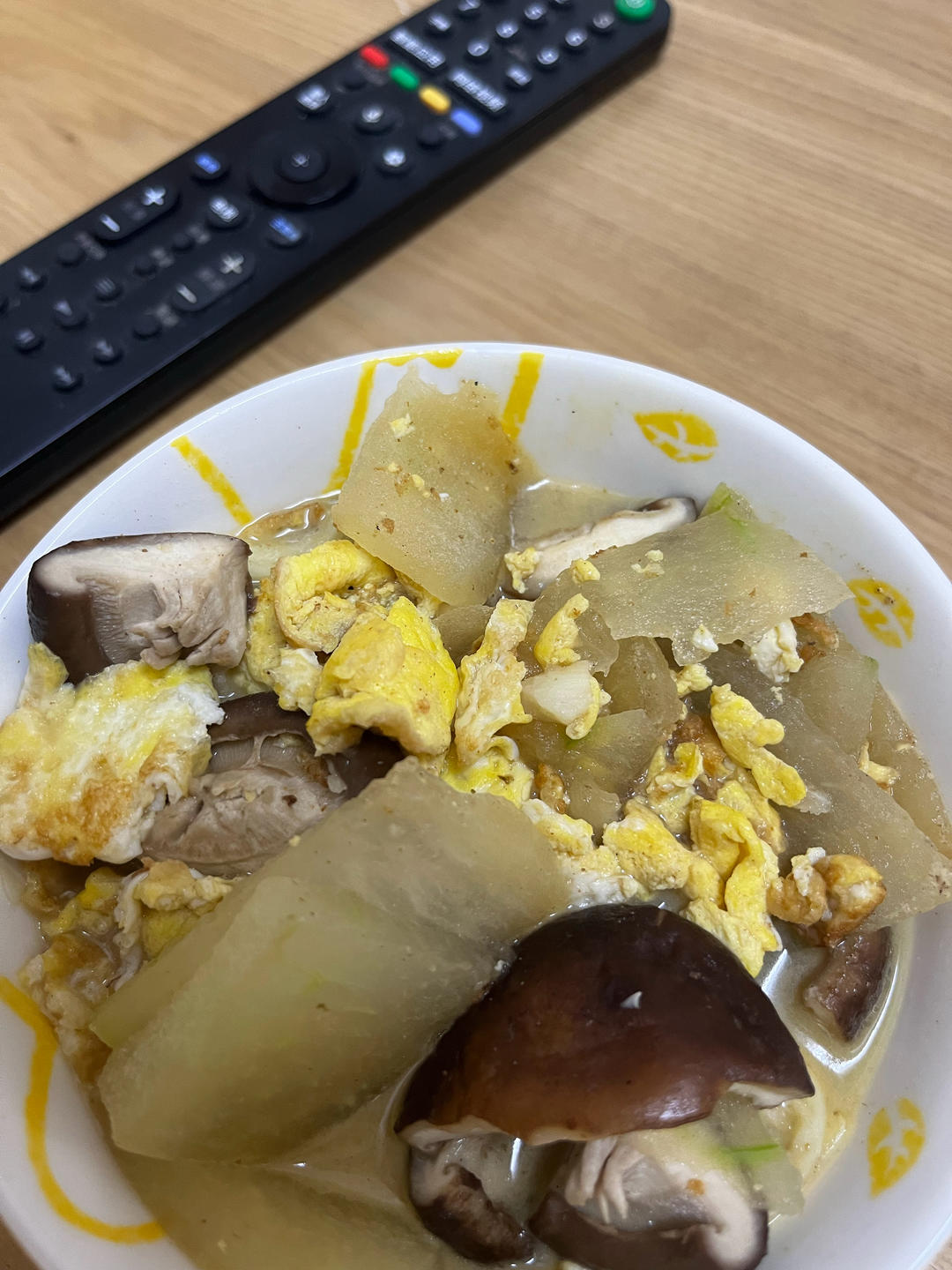 冬瓜香菇鸡蛋汤