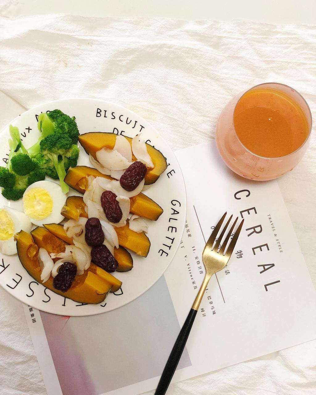 红枣百合蒸南瓜