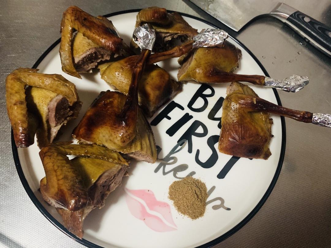 烤箱版脆皮乳鸽