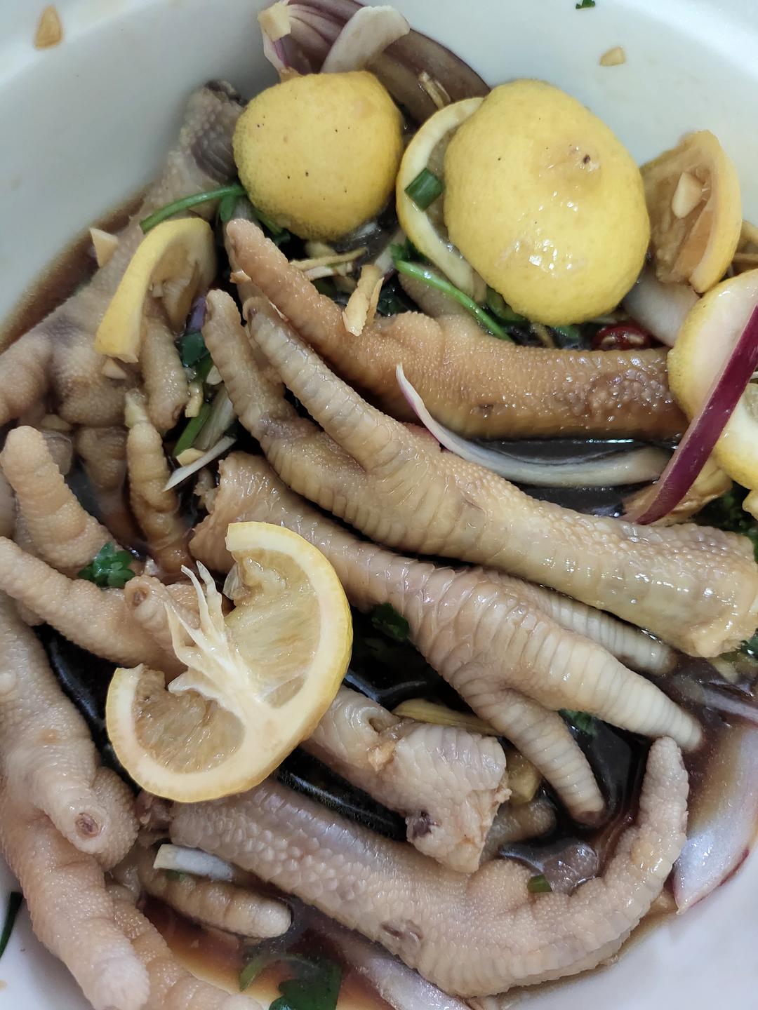 【柠檬酸辣鸡爪】自制超级无敌美味的网红鸡爪