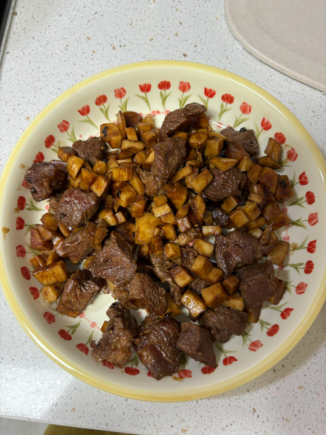 吃肉不长肉 黑椒牛排炒杏鲍菇