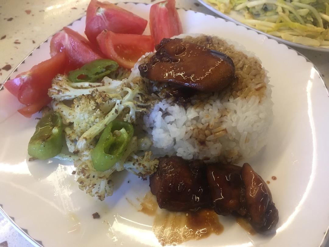 照烧鸡腿饭