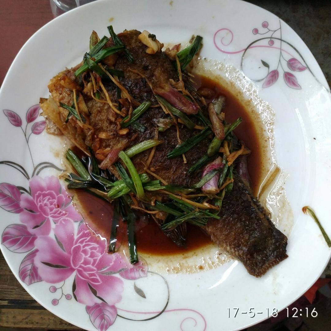 干烧鲈鱼
