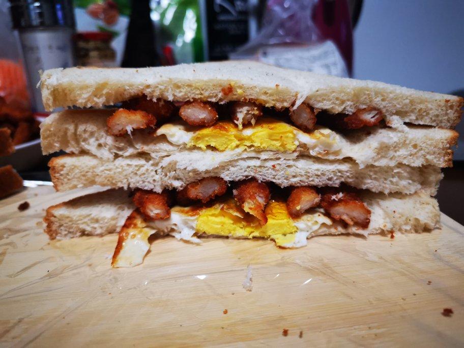 早餐•减脂营养简单三明治