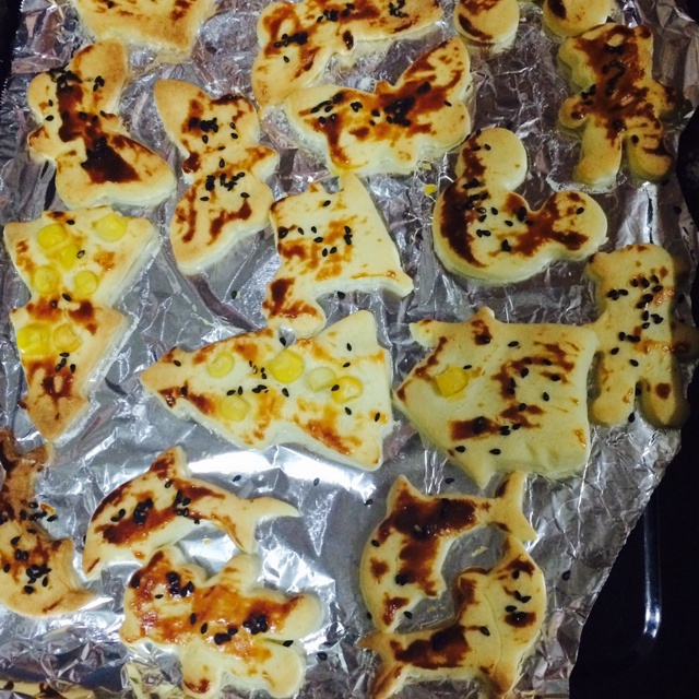 卡通黄油饼干