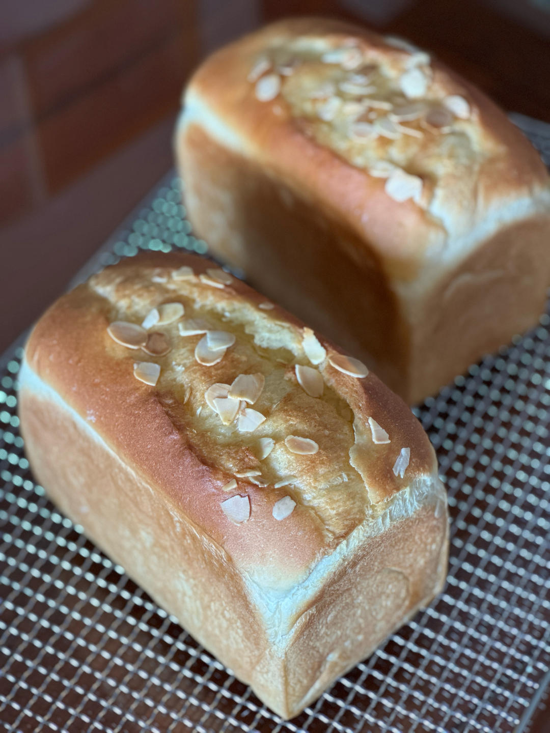 软嫩的乳酪吐司---风炉两层山形吐司同烤记录