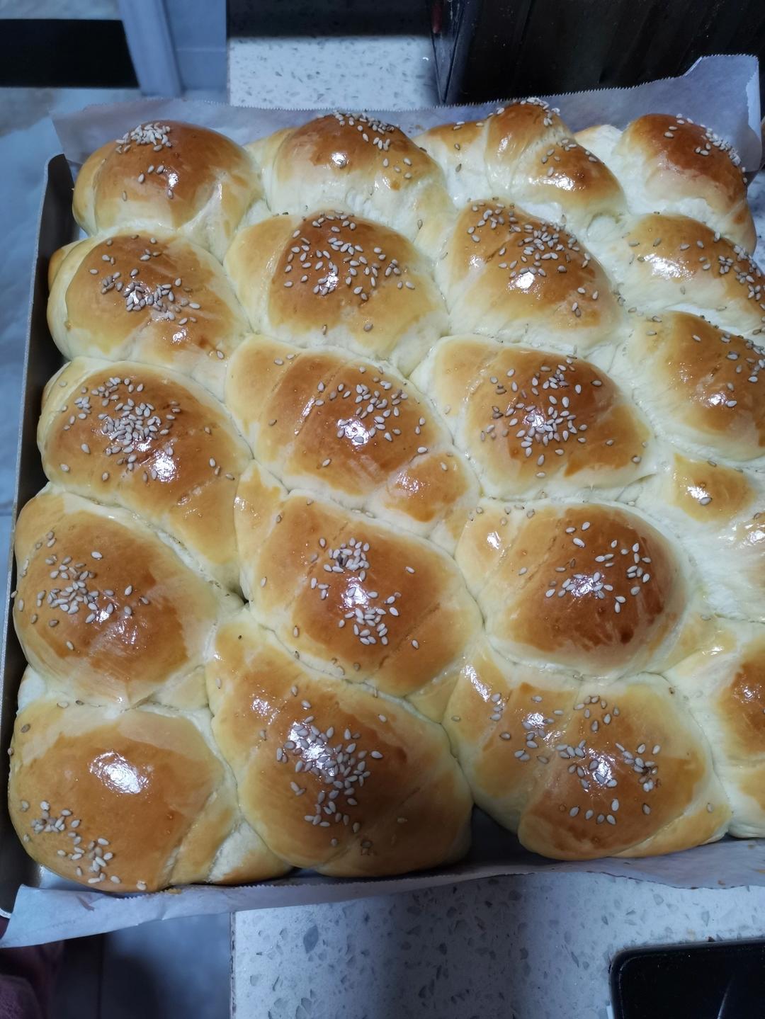 牛奶面包卷（直接法）