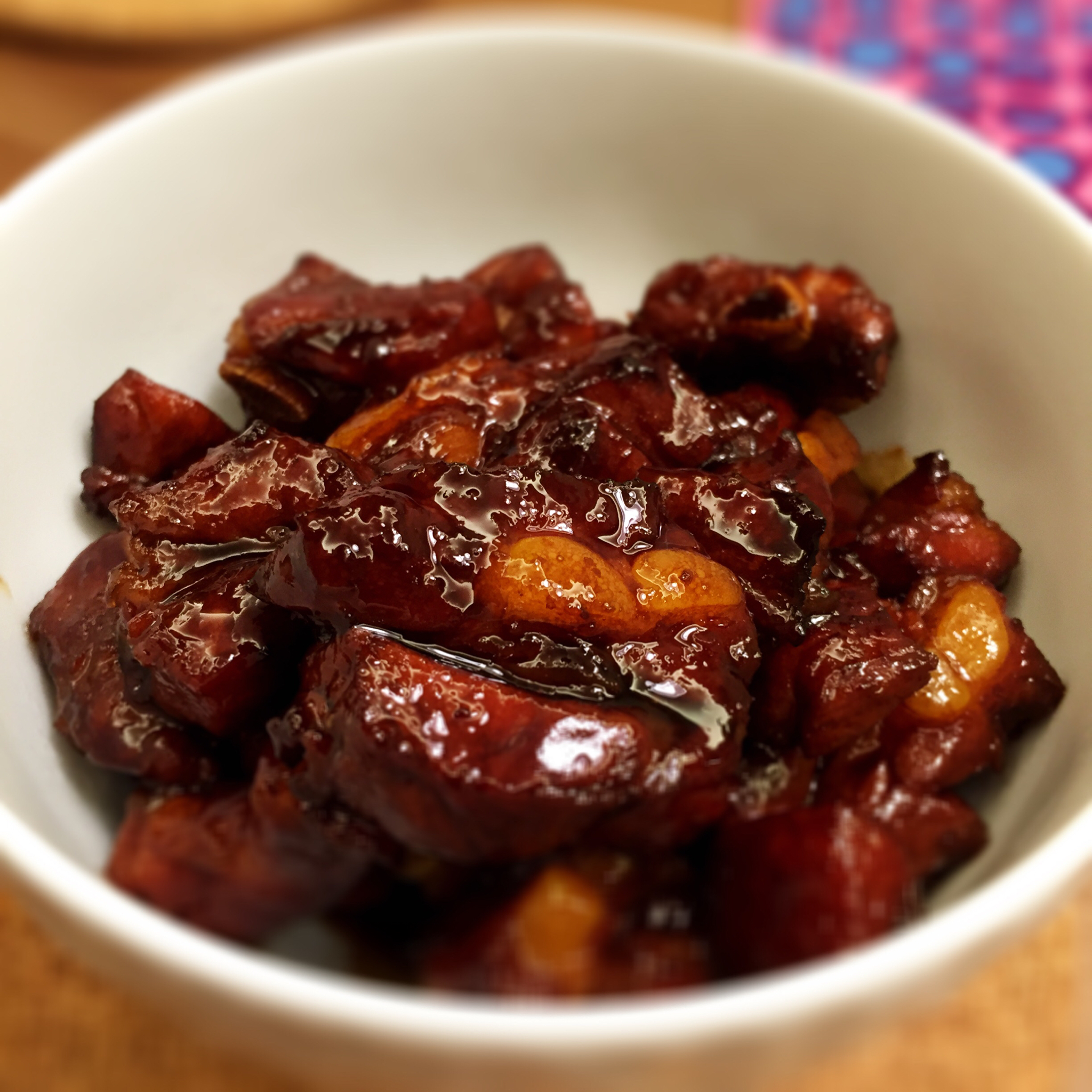 发梦小盆友做的红烧猪软骨
